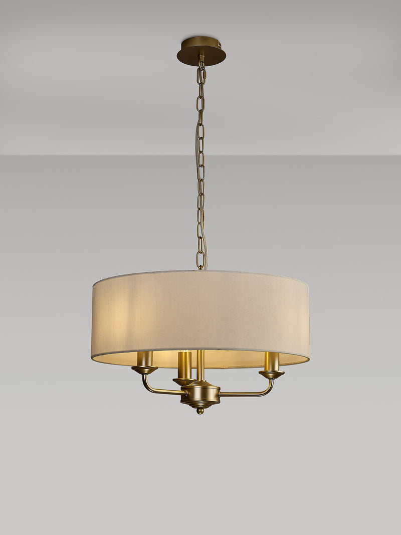 Banham Pendant Light with 3 Lights Gold & White