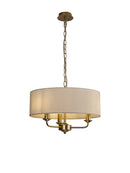 Banham Pendant Light with 3 Lights Gold & White