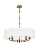 Banham Pendant Light with 5 Lights Gold & White