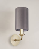 Banham Wall Lamp 1 Light Gold & Grey