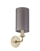 Banham Wall Lamp 1 Light Gold & Grey