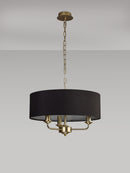 Banham Pendant Light with 3 Lights Gold & Black