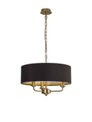 Banham Pendant Light with 3 Lights Gold & Black