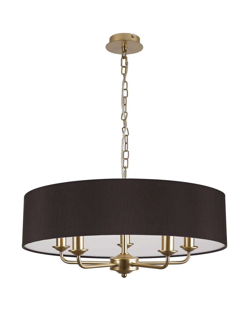 Banham Pendant Light with 5 Lights Gold & Black