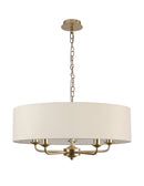 Banham Pendant Light with 5 Lights Gold & Ivory