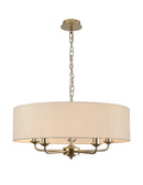 Banham Pendant Light with 5 Lights Gold & Ivory