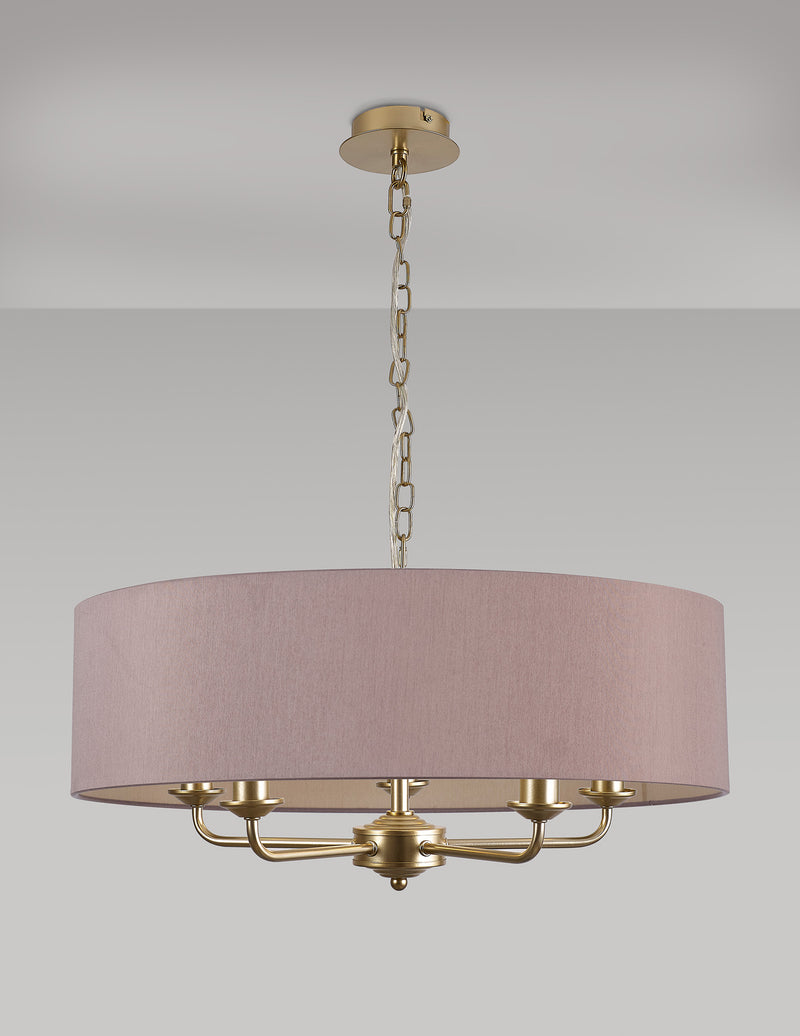 Banham Pendant Light with 5 Lights Gold & Taupe
