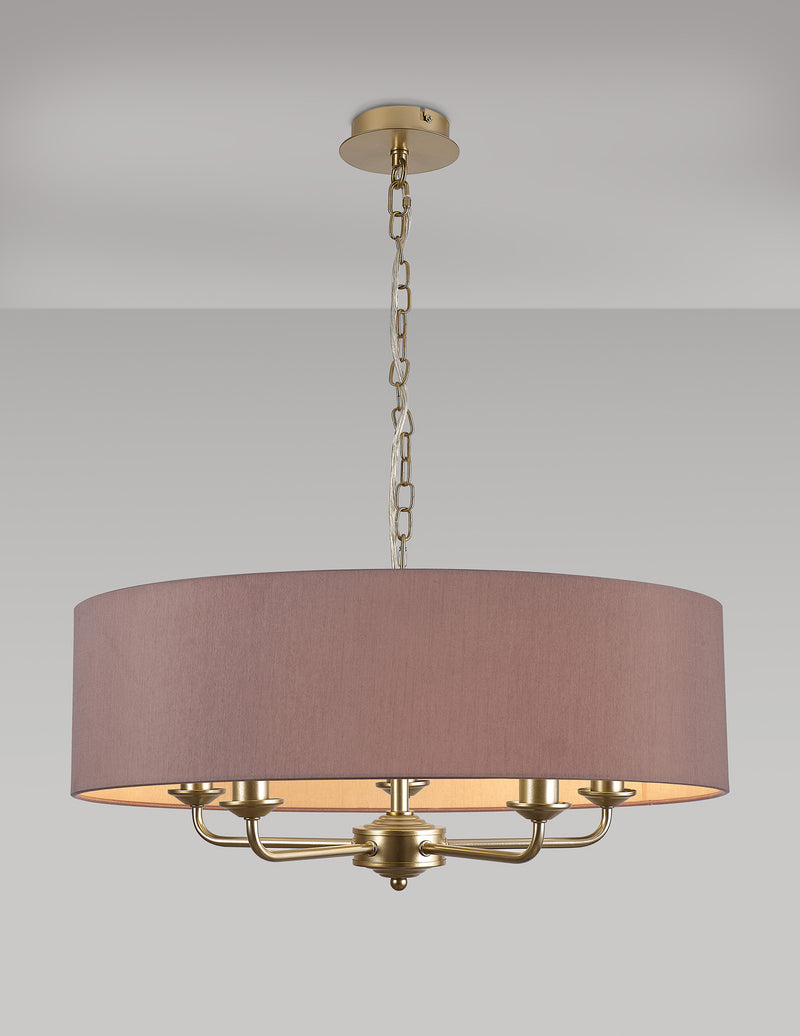 Banham Pendant Light with 5 Lights Gold & Taupe