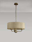 Banham Pendant Light with 3 Lights Gold & Cream
