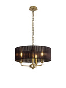 Banham Pendant Light with 3 Lights Gold & Black