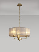 Banham Pendant Light with 3 Lights Gold & Grey