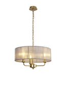 Banham Pendant Light with 3 Lights Gold & Grey