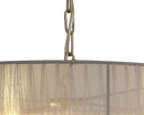 Banham Pendant Light with 3 Lights Gold & Grey