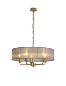 Banham Pendant Light with 3 Lights Gold & Grey