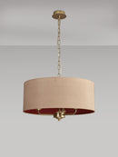 Banham Pendant Light with 3 Lights Gold & Ruby