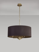Banham Pendant Light with 3 Lights  Gold Black & Green