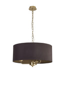 Banham Pendant Light with 3 Lights  Gold Black & Green