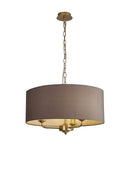 Banham Pendant Light with 3 Lights Gold & Grey