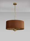 Banham Pendant Light with 3 Lights  Gold & Cocoa