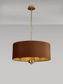 Banham Pendant Light with 3 Lights  Gold & Cocoa