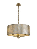 Banham  Pendant Light with 3 Lights  Gold & Silver