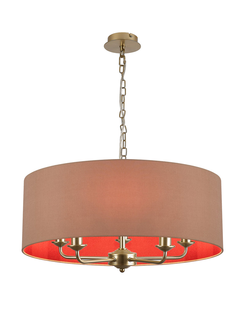 Banham  Pendant with 5 Lights  Gold
