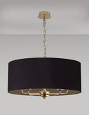 Banham  Pendant Light with 5 Lights  Gold & Black
