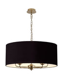 Banham  Pendant Light with 5 Lights  Gold & Black