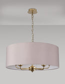 Banham Pendant light with 5 lights  Gold & Grey