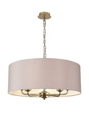 Banham Pendant light with 5 lights  Gold & Grey
