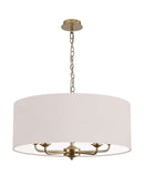 Banham Pendant light with 5 lights  Gold & Nude