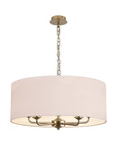 Banham Pendant light with 5 lights  Gold & Nude