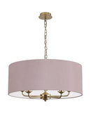 Banham  Pendant Light with 5 lights  Gold & Cocoa
