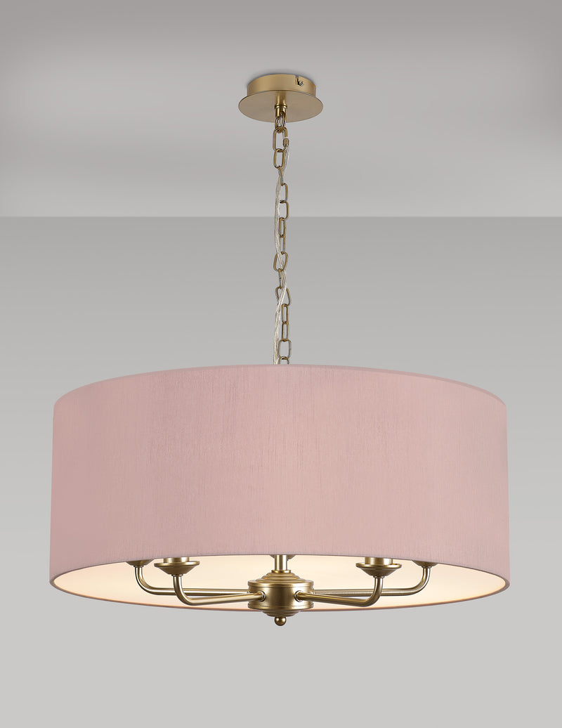 Banham  Pendant Light with 5 lights  Gold & Cocoa