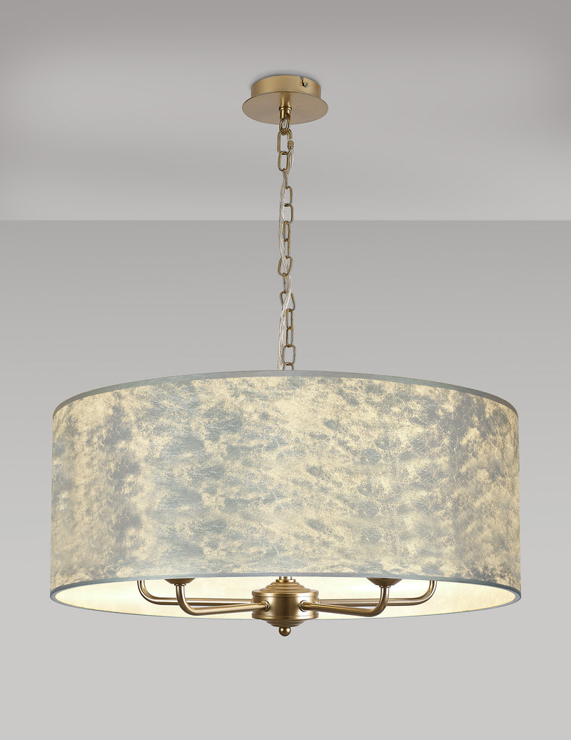 Banham Pendant Light with 5 lights  Gold & Grey