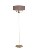 Banham Floor Lamp with 3 Lights  Gold & Taupe