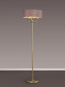 Banham Floor Lamp with 3 Lights  Gold & Taupe
