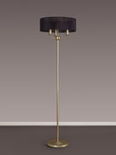 Banham Floor Lamp with 3 Lights  Gold &  Black