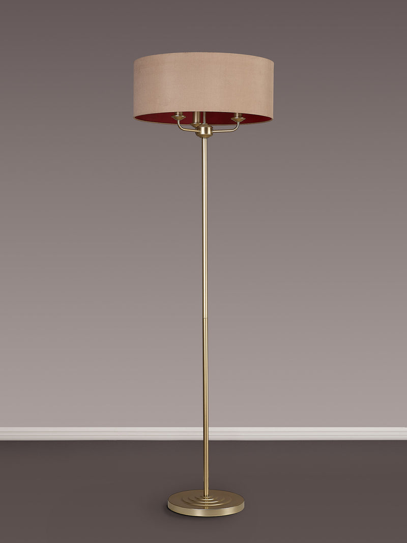 Banham Floor Lamp with 3 Lights Gold