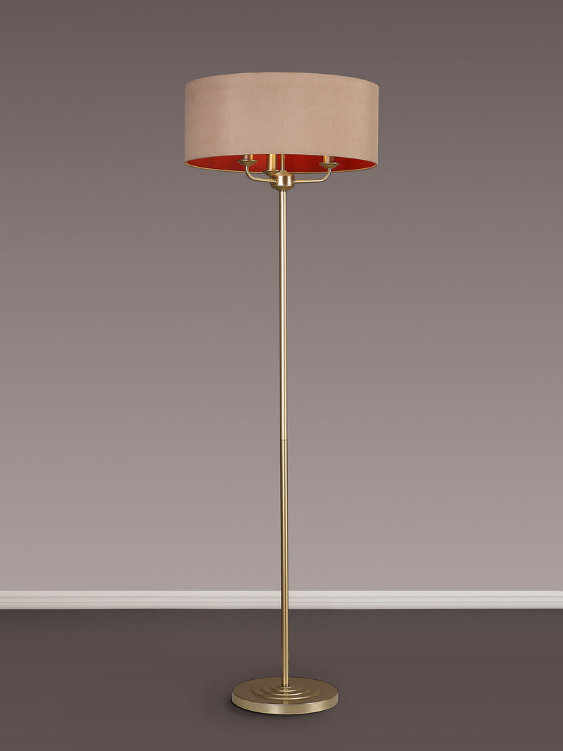 Banham Floor Lamp with 3 Lights Gold