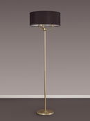 Banham Floor Lamp with 3 Lights  Gold & Black