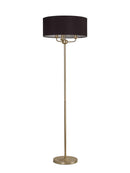 Banham Floor Lamp with 3 Lights  Gold & Black
