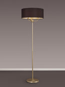 Banham Floor Lamp with 3 Lights  Gold & Black