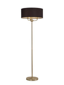 Banham Floor Lamp with 3 Lights  Gold & Black