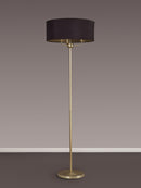 Banham Floor Lamp with 3 Lights  Gold &  Black