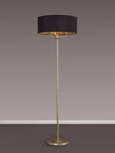 Banham Floor Lamp with 3 Lights  Gold &  Black