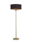 Banham Floor Lamp with 3 Lights  Gold &  Black