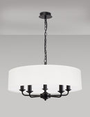 Banham Pendant Light with 5 Lights  Black & White