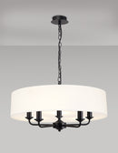 Banham Pendant Light with 5 Lights  Black & White