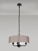 Banham Pendant  Light with 3 Lights   Black & Grey
